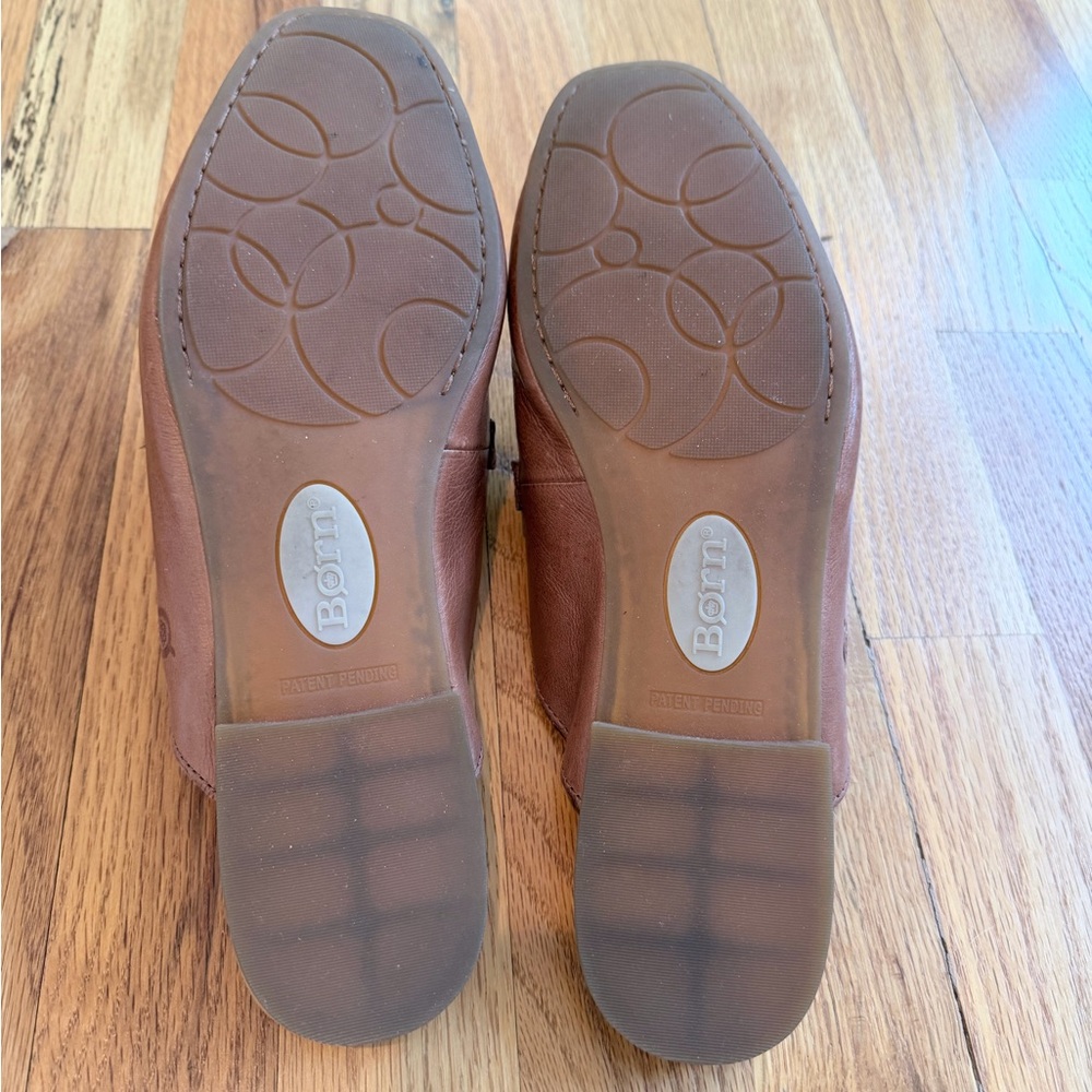 Born Lareina Mules in Cognac Brown, Size 11 - Picture 8 of 8